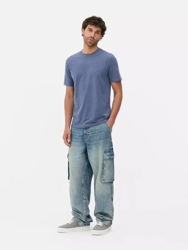 Slim-fit T-shirt met stretch