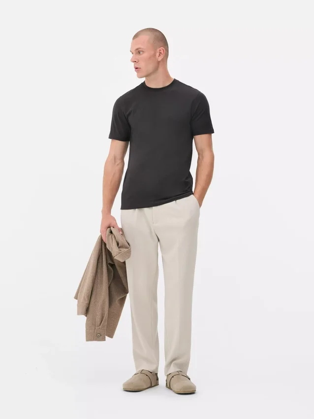 Slim-fit T-shirt met stretch