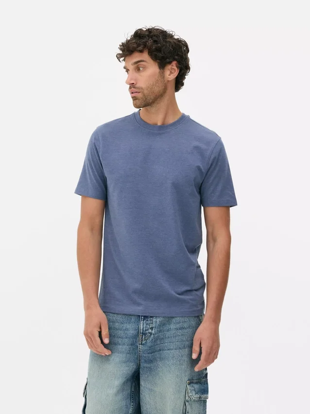 Slim-fit T-shirt met stretch