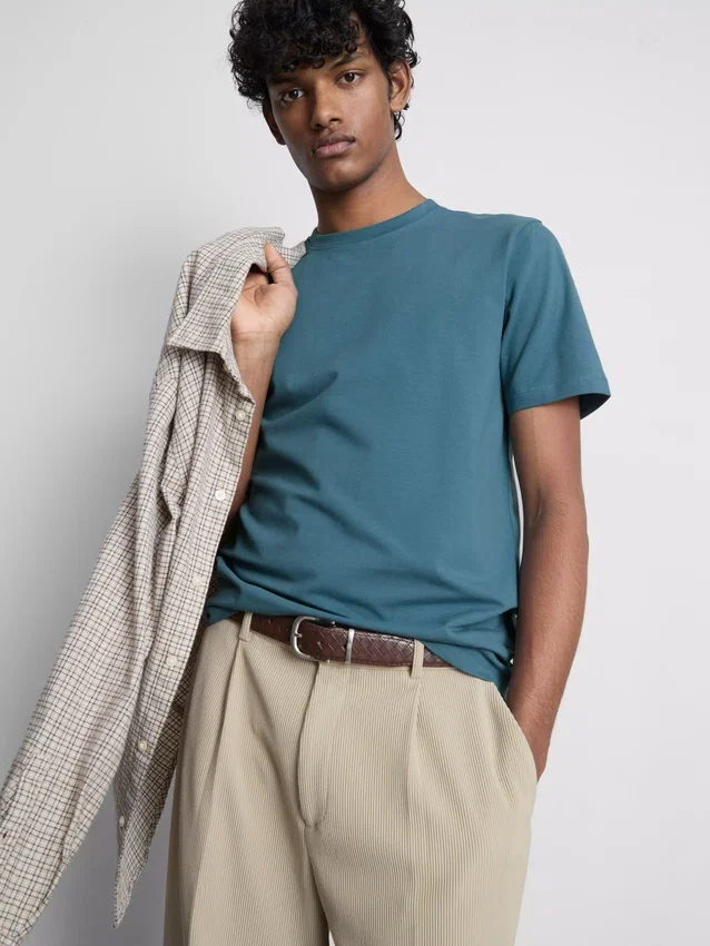Slim-fit T-shirt met stretch