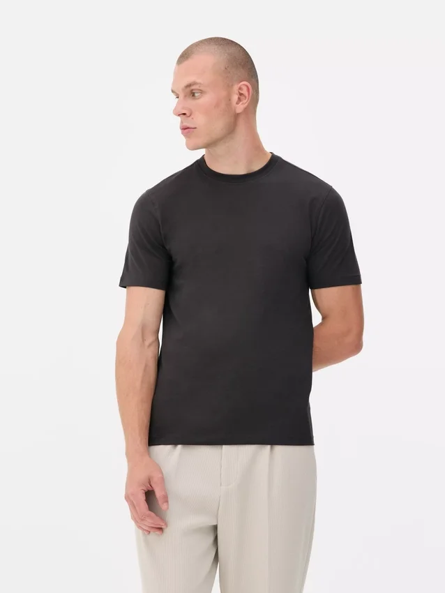 Slim-fit T-shirt met stretch