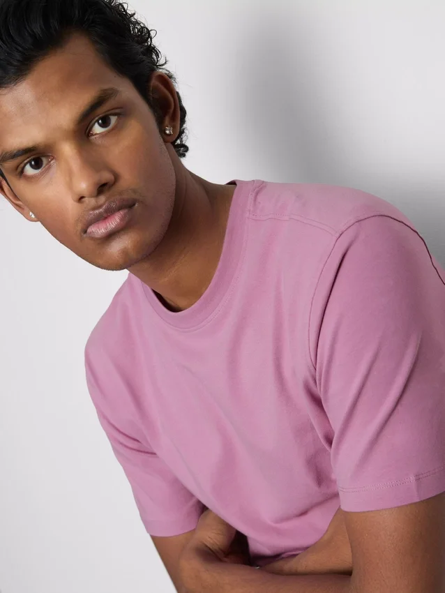 Slim-fit T-shirt met stretch