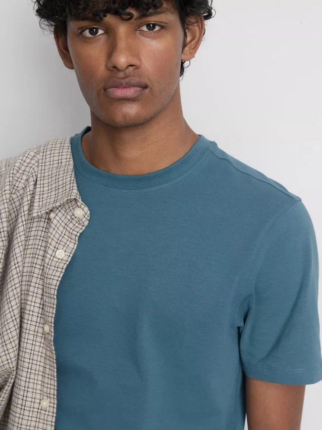 Slim-fit T-shirt met stretch