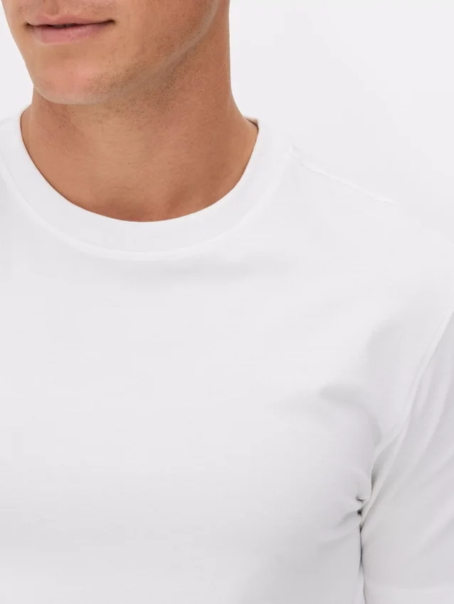 Slim-fit T-shirt met stretch