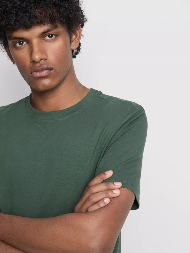 Slim-fit T-shirt met stretch