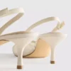 Slingback-hakken met brede pasvorm van mesh