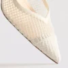 Slingback-hakken met brede pasvorm van mesh
