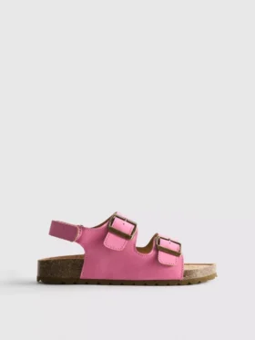 Slingback-sandalen met dubbele gespbandjes