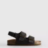 Slingback-sandalen met dubbele gespbandjes