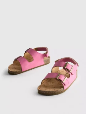 Slingback-sandalen met dubbele gespbandjes