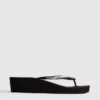 Slippers met strass op sleehak