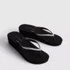 Slippers met strass op sleehak