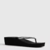 Slippers met strass op sleehak