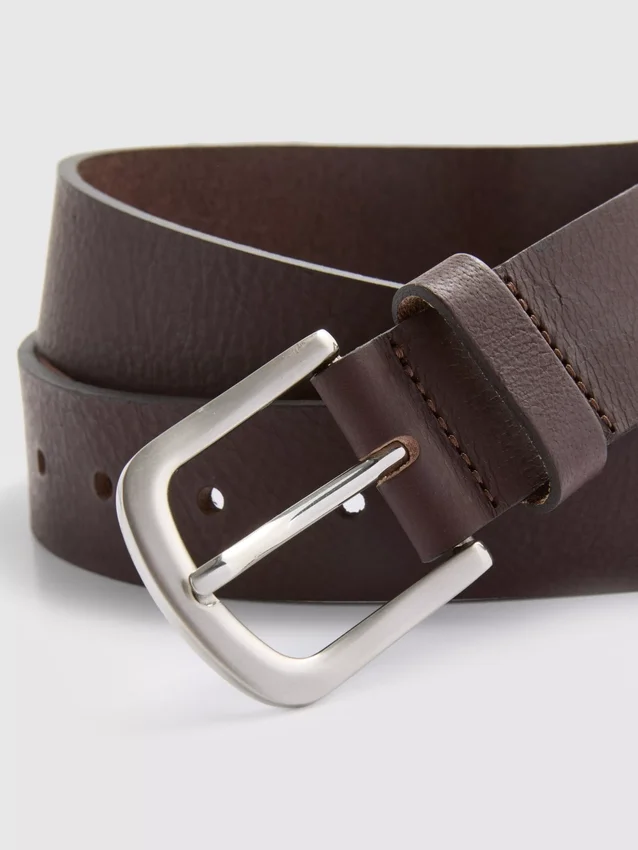 Smalle leren riem