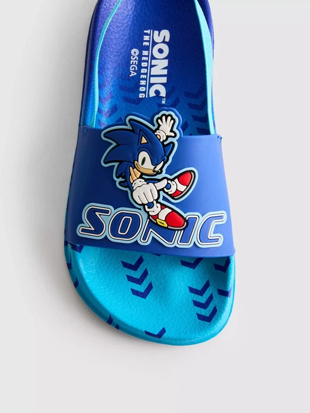 Sonic the Hedgehog-klompjes met slingback-riempje