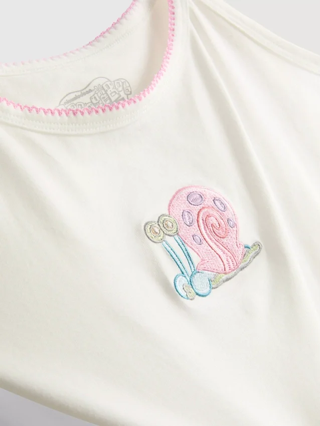 SpongeBob SquarePants Gary tanktop-pyjama's met korte broek