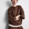Sportief sweatshirt met ronde hals