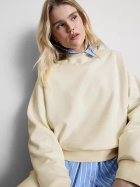 Sportief sweatshirt met ronde hals