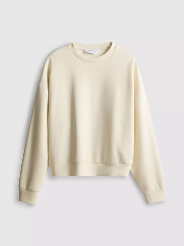 Sportief sweatshirt met ronde hals