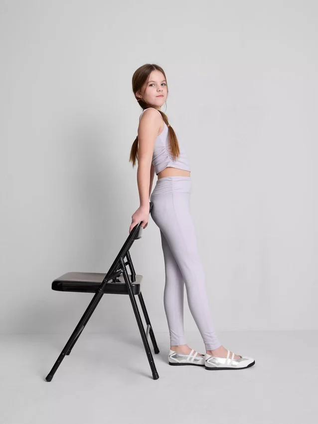 Sportieve legging met plooien