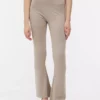 Sportlegging met hoge taille en uitlopende pijpen