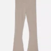 Sportlegging met hoge taille en uitlopende pijpen
