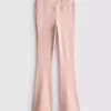 Sportlegging met hoge taille en uitlopende pijpen