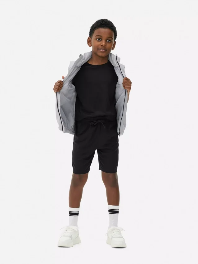 Sportshort met trekkoord