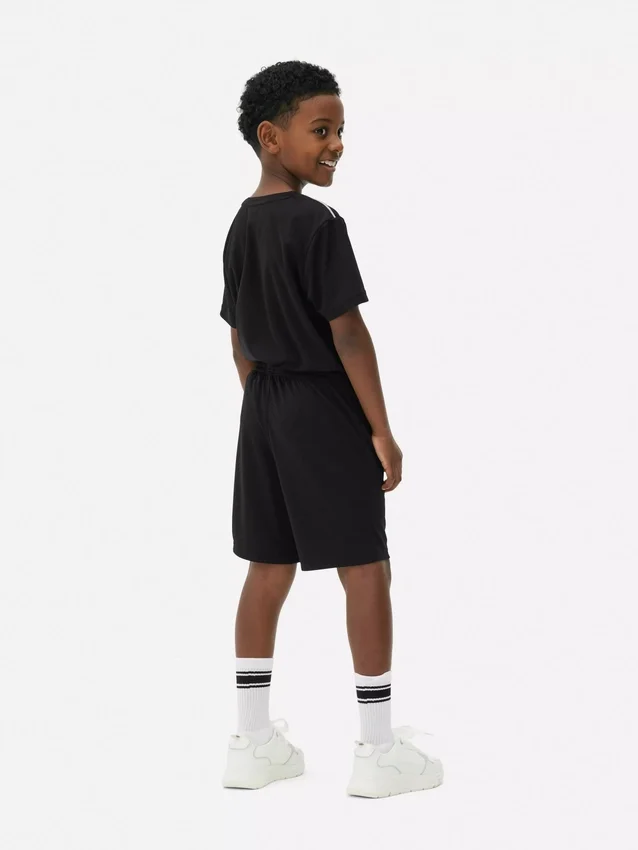 Sportshort met trekkoord