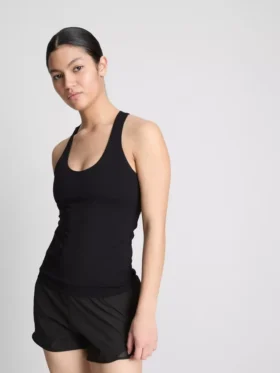 Sporttop met ronde hals