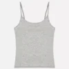 Stretch-cami met ronde hals