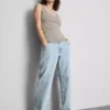 Stretch-top met hoog katoengehalte