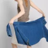Stretch-top met hoog katoengehalte