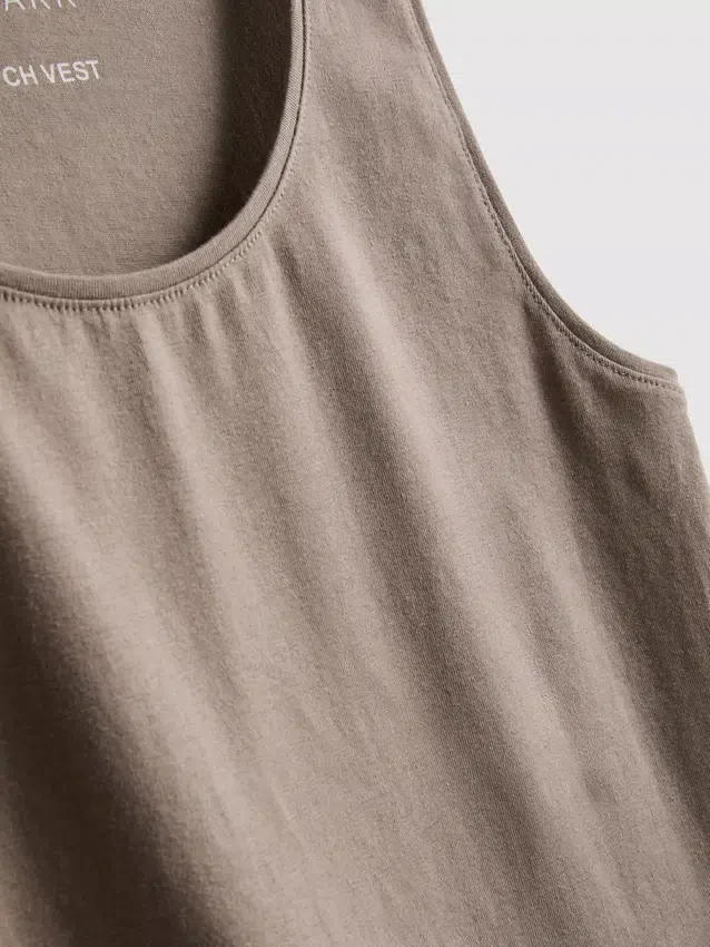 Stretch-top met hoog katoengehalte
