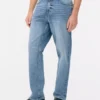 Stretchjeans met rechte pijpen
