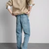 Stretchjeans met rechte pijpen
