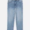 Stretchjeans met rechte pijpen