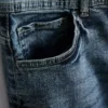 Stretchjeans met rechte pijpen