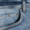 Stretchjeans met rechte pijpen