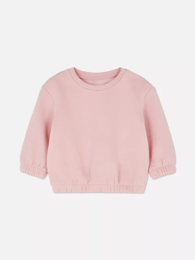 Sweatshirt met ronde hals