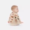Sweatshirt met ronde hals en bosdierenprint