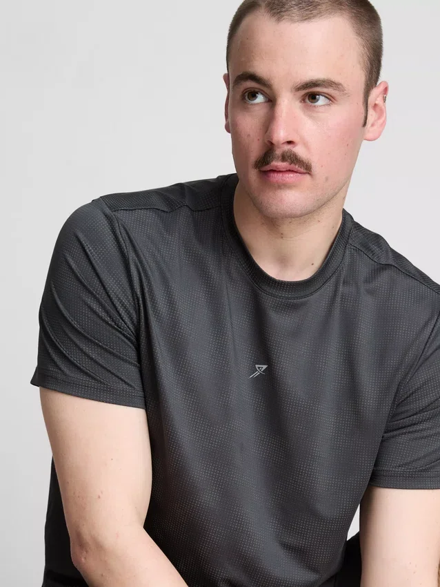 T-shirt met actieve textuur