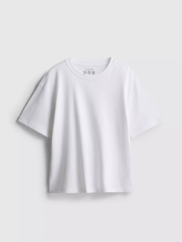 T-shirt met boxy pasvorm