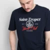 T-shirt met jachtclub-print