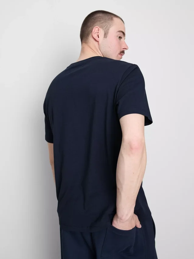 T-shirt met jachtclub-print