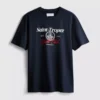 T-shirt met jachtclub-print