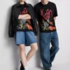 T-shirt met Korn-print