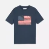T-shirt met korte mouwen en Amerikaanse vlag
