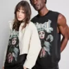 T-shirt met korte mouwen en ‘Ghost’-print