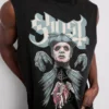 T-shirt met korte mouwen en ‘Ghost’-print